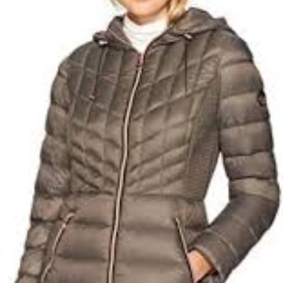 NWT Bernardo - Packable EcoPlume™ Coat  green  size XS - Picture 12 of 12